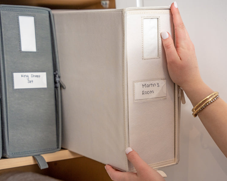 LinenMate The Unique Way to Fold, Store & Identify Your Bed Linens